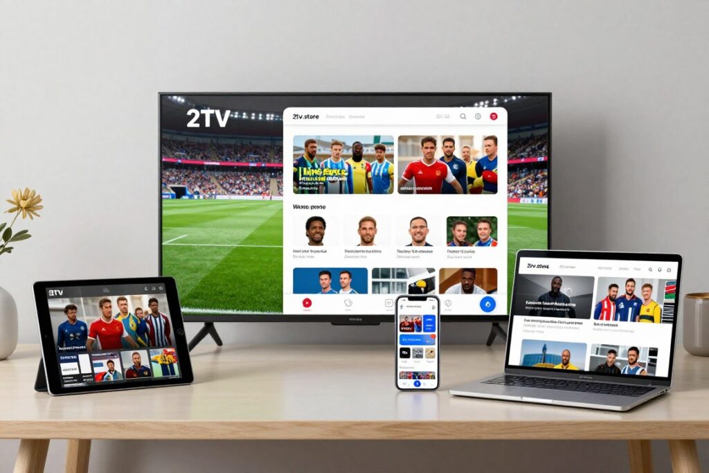 2tv.store app running on multiple device types simultaneously