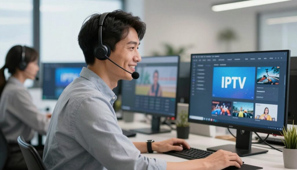 IPTV USA customer support team providing assistance