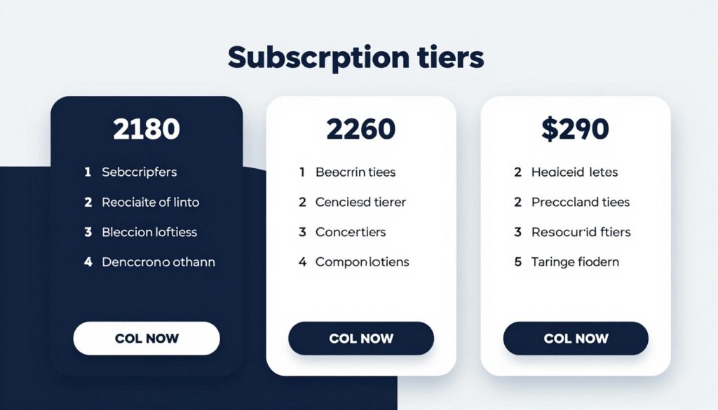 IPTV USA subscription plans comparison showing different pricing tiers