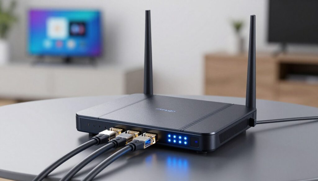 Router and network setup optimized for IPTV streaming