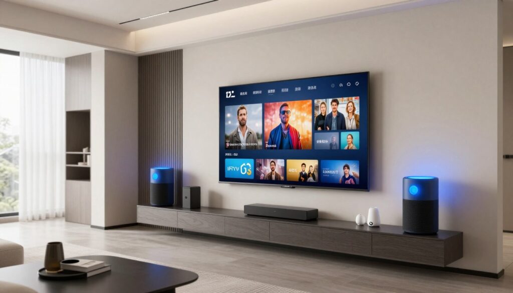 Smart home integration with IPTV streaming services