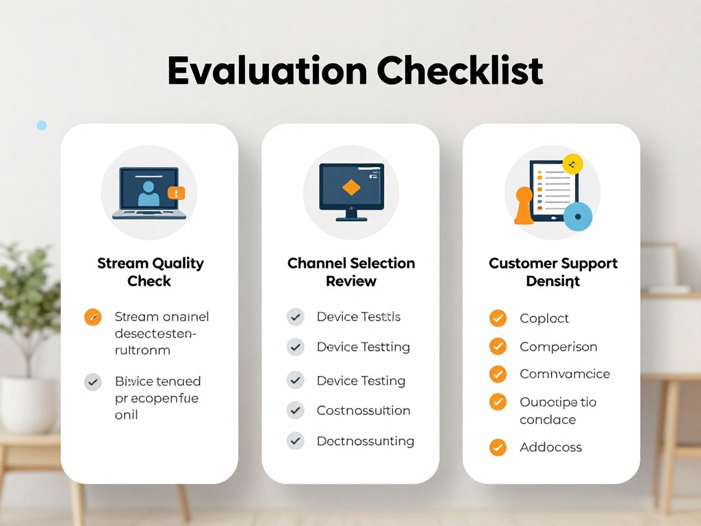 checklist for evaluating iptv service during trial