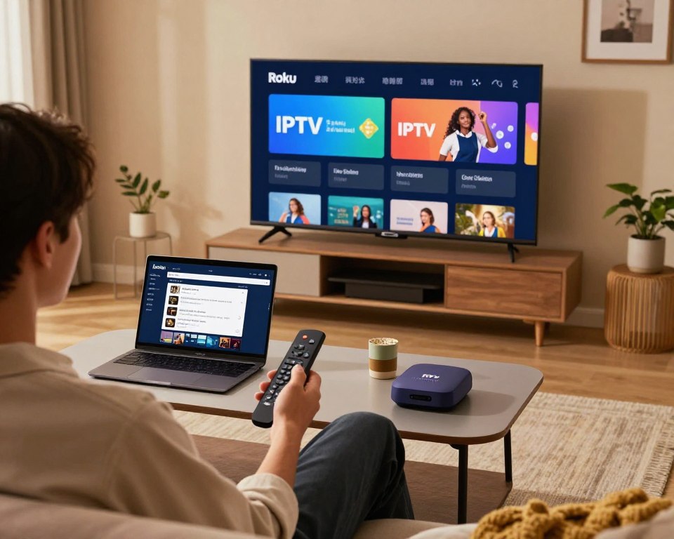 how to watch iptv on roku tv