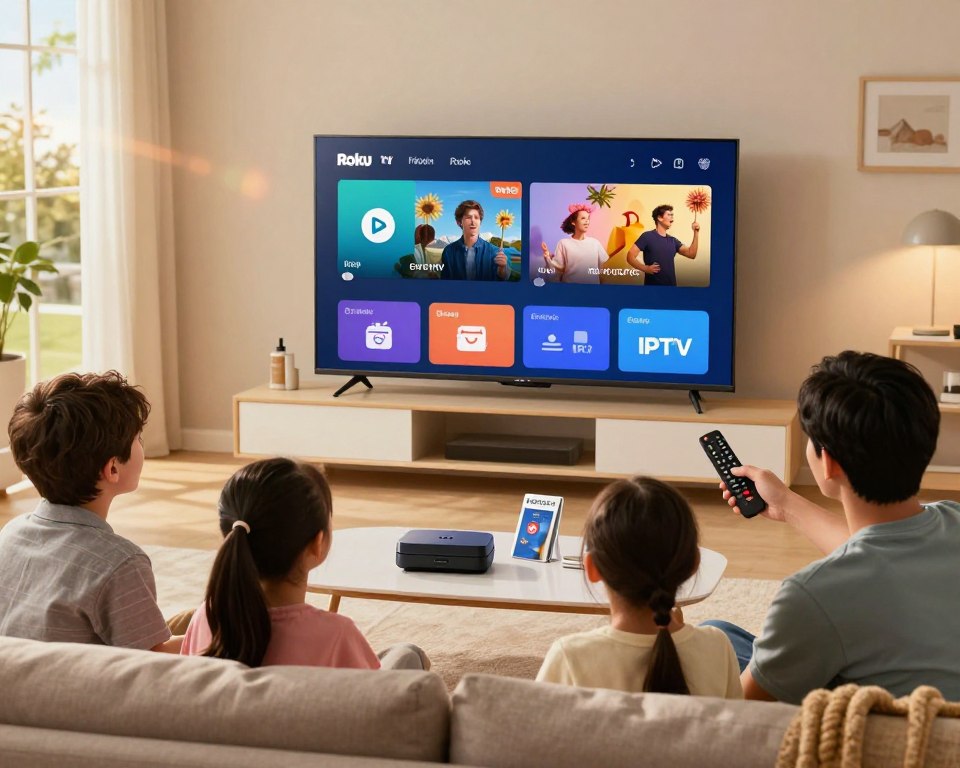 how to watch iptv on roku tv