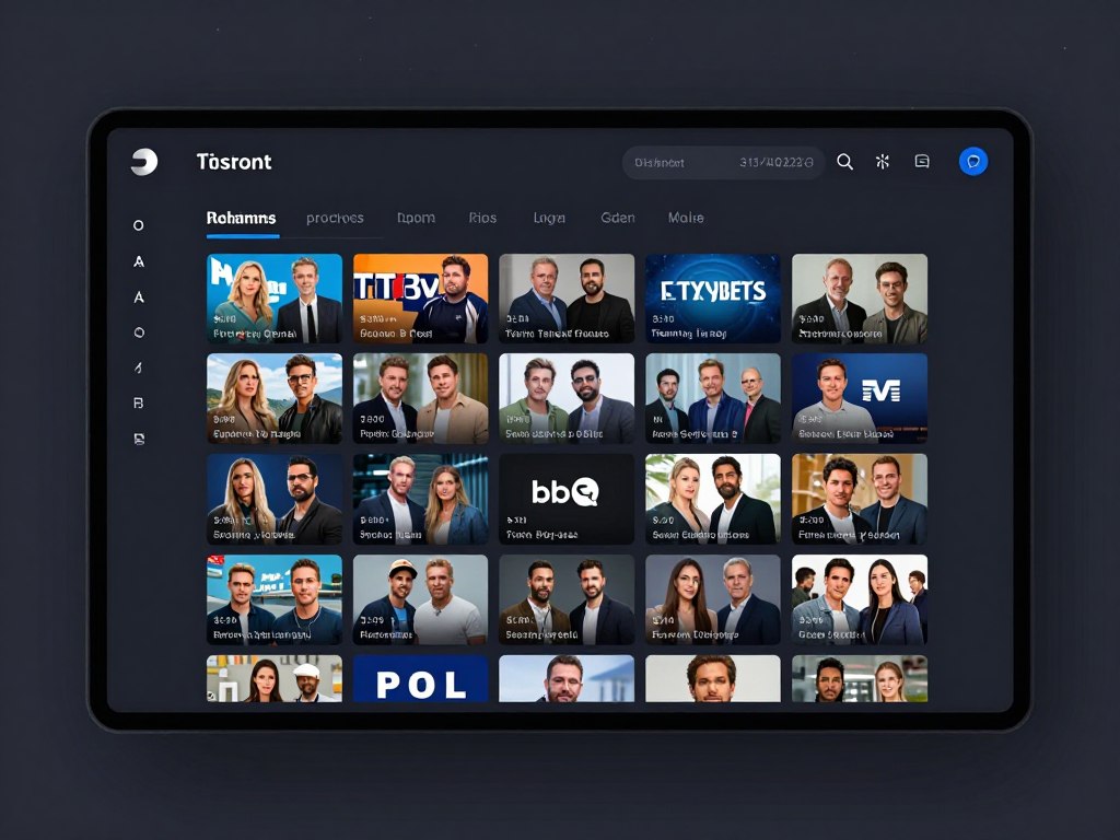 iptv electronic program guide showing scheduled programming