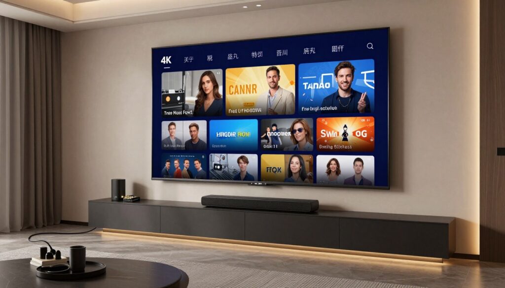 optimized home entertainment setup with iptv streaming