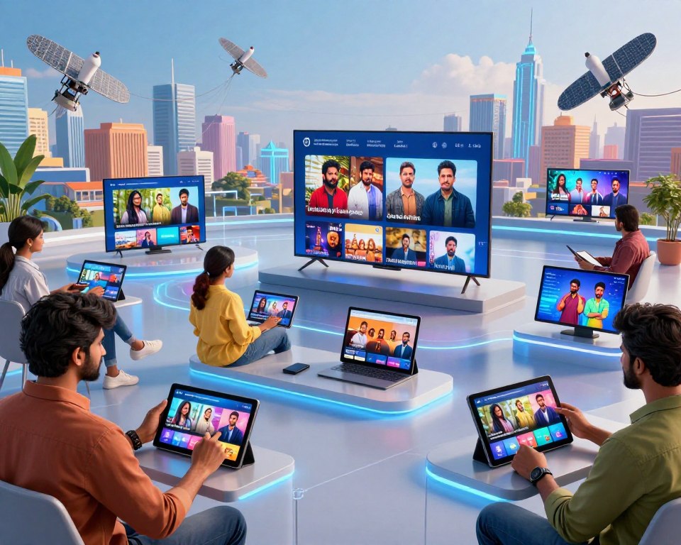technological advancements in content delivery for latest indian tv channels online