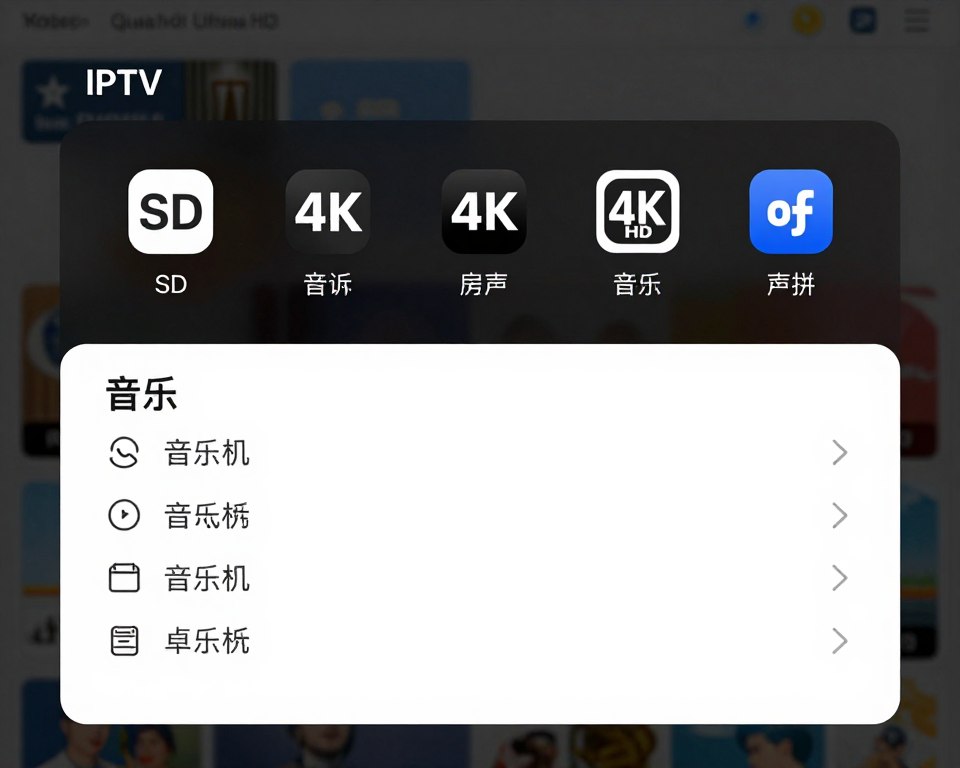 video quality settings menu showing resolution options